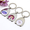 Wholesale Metal Trolley Token Coin Holder Key Chain, Shopping Cart Token Keychain